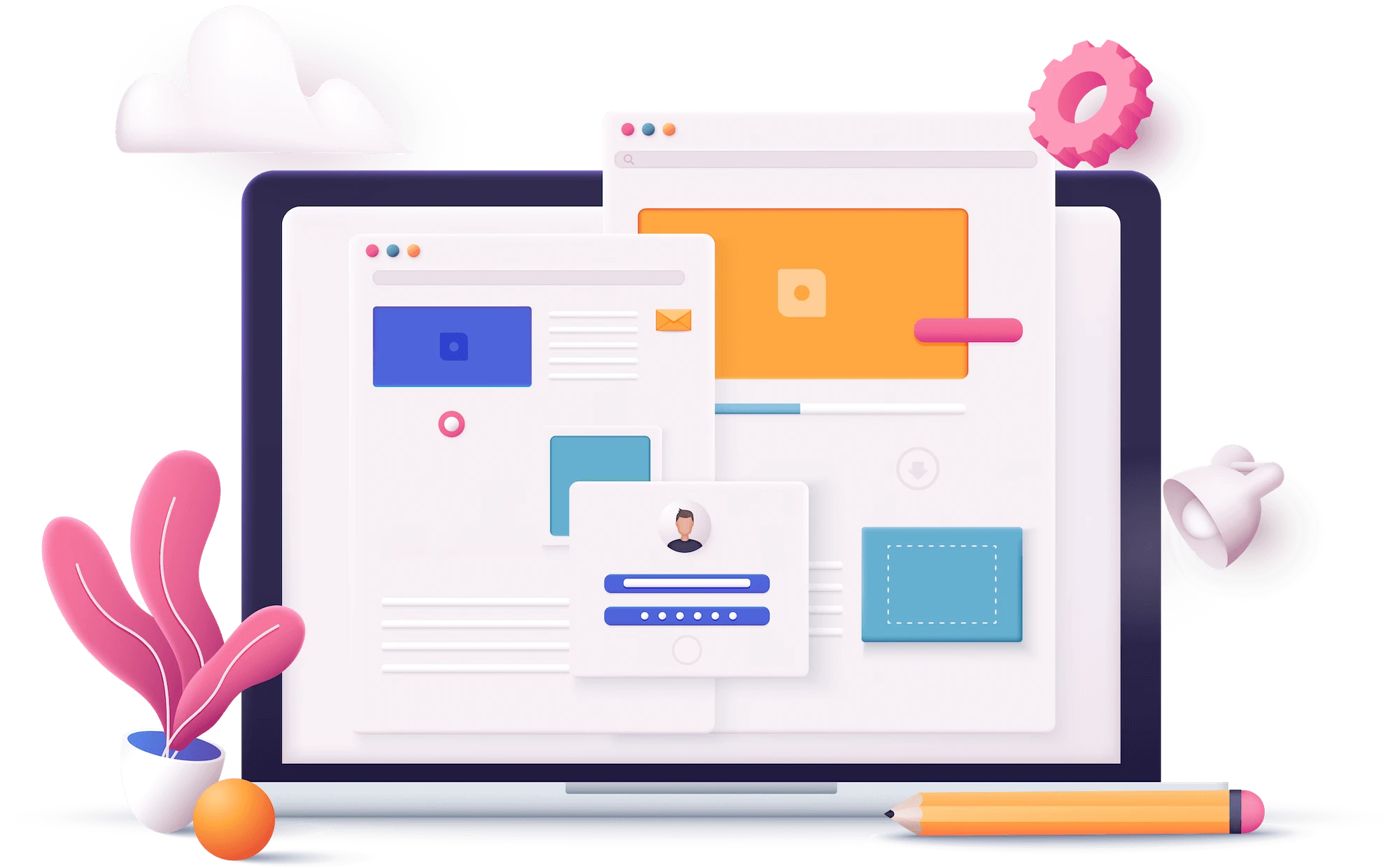 Izrada web stranica ilustracija